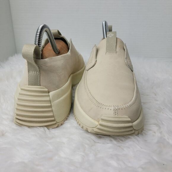 Sperry Boat Runner Womens Size 7.5 Beige Leather Slip On Casual Loafer Shoes - Picture 7 of 11